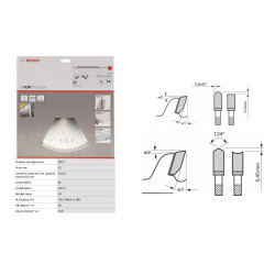 2608642109 BOSCH TOP.LAMINAT.PANEL pjūklo diskas 250x30x80z %%%