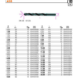 410-SP25 BETA METAL DRILL 25vnt.HSS BLACK...