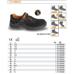 7216BKK-43 BETA DARBO SANDALAI IŠ ZOMŠOS. 7216BKK/43 ...