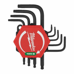 4932492703 MILWAUKEE TORX veržliarakčių COMPACT KIT 9vnt.