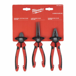 4932492773 MILWAUKEE PUNCHES rinkinys 3vnt. (UNIVERSALUS 180mm, ŠONINIS 160mm, ILGAS 205mm)