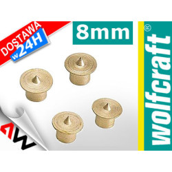 WF2912000 WOLFCRAFT 8 mm apvalus sujungimo kaištis 4 vnt.