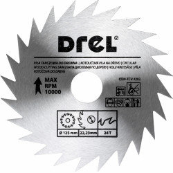 CON-TCV-1202 WIDIA diskinio pjūklo diskas 125*22*24z /DREL