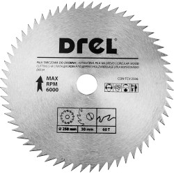 CON-TCV-2506 WIDIA diskinio pjūklo diskas 250*30*60z / DEL