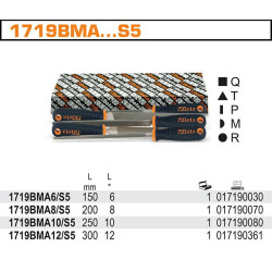 1719BMA6-S5 BETA pusiau plaukiojančio grąžto rinkinys.5vnt. 150mm...