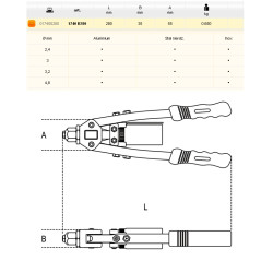 1740B-280 BETA DRILL NITCHER 280mm/1740B/280