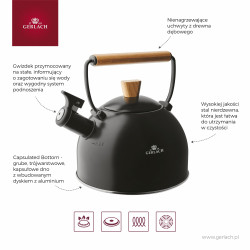 G04-0320C-CZK2 GERLACH VIRDULYS 2,5 L NATUR MAT