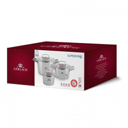 G04-0319P GERLACH.SUPERIOR puodų rinkinys 6 el.