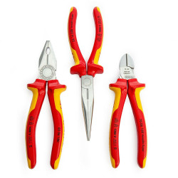 002012 KNIPEX izoliuotų replių rinkinys 3 vnt.