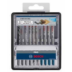 2607011943 BOSCH T-SET KIT PRO WOOD AND METAL 100mm 10vnt.