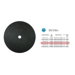 M41-350-3.5-25A24R METALINIS DISKAS INCOFLEX 350*3,5*25,4 .