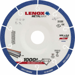 LX2044469 IRWIN DISKAS MET. 125 DIAM. 27 TIPO PJOVIMO IR ŠLIFAVIMO DISKAS /LENOX ...