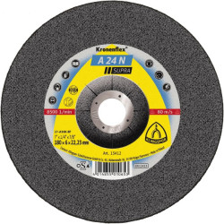 13432 K.Šlifavimo diskas 230 mm x 6,0 mm x 22,2 mm A24N Supra INOX