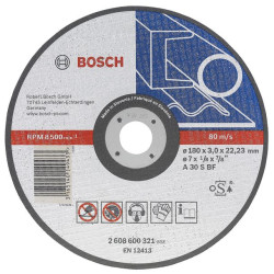 2608600394 BOSCH MET.125 mm x 2,5 mm x 22 mm diskas