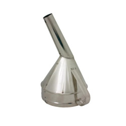 MAL0004 METALINIS HORIZONTALUS piltuvėlis FI 16 mm