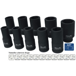 3520.24D "ADLER" SMŪGINIS LIZDAS 3/4" 24 mm ilgio