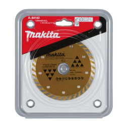 A-84143 MAKITA DIAMOND TARGET 115x22,23 mm TURBO (sausas) BETONAS, cementas, marmuras, plytelės