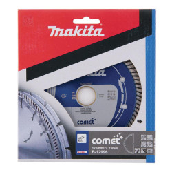 B-12996 MAKITA DIAMOND TARGET 125x22.23mm FULL (DRY/MOKRO) BETONAS, ŽEMĖS SKALDELĖS, PELYTĖS