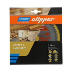 70184608143 NORTON diskinis pjūklas 216mm x 30mm x 60z LAMINATAS IR FORNITAS (2,3/1,8)