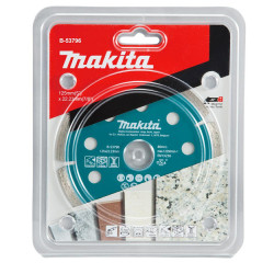 B-53796 MAKITA DIAMOND TARGET 125x22.23mm SEGMENTAS (SUSIS) BETONAS, GRANITAS, MARMURAS