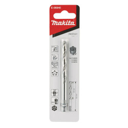 E-06840 MAKITA HSS-G 1/4" HEX 7.1x62/105mm TCT tuščiavidurio grąžto grąžtas METALAS, ALU, MEDIS, PVC