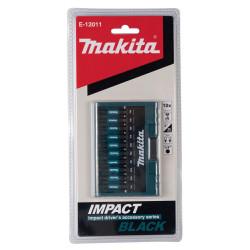 E-12011 MAKITA atsuktuvo antgalių rinkinys /10vnt. IMPACT BLACK