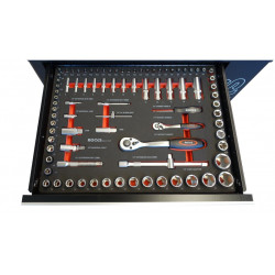 OK-01.3007 KROKŠTŲ rinkinys + 385 vnt. įrankių.