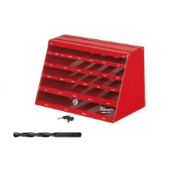 4932352674 MILWAUKEE RACK + HSS-R DRILLS SET 1 - 13mm 345vnt.