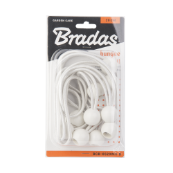 BCB-0520WH-B BUNGEE CORD BALL GUM SET 20cm /10vnt.