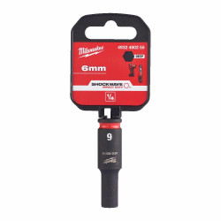 4932480255 MILWAUKEE SMŪGINIS LIZDAS. 1/4" 6 mm ilgio smūginė galvutė