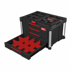 4932493189 MILWAUKEE PACKOUT™ DĖŽĖ SU 4 STALČIAIS (4-DRAWER TOOL BOX)