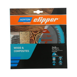70184608108 NORTON TARGET TOOLS 240mm x 30mm x 48z MEDIENOS IR KOMPOZITŲ ATB (3.0 / 2.0)