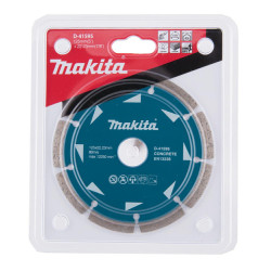 D-41595 MAKITA DIAMOND TARGET 125x22.23mm SEGMENTAS (SUDĖTAS) BETONAS