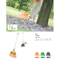 IGR3A-R585 PP.LEAF GRĖBLYS PLASTIKO EKSPERTAS ALU... ORANGE