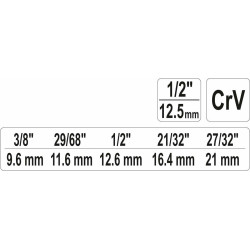 YT-03317 YATO 1/2" VARŽTŲ VERŽLIARAKTIS 03316