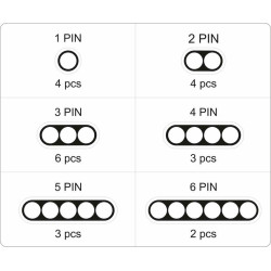 YT-06869 YT.ELEKTRINĖS jungtys 424vnt.