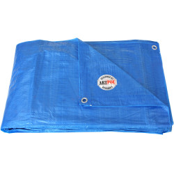 AP034 Mėlynas brezentas 65g 3 x 4 m