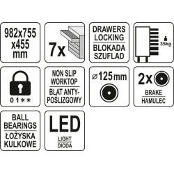 YT-09004 YT.SERVICE SPINTELĖ 7 STALČIAI VADOVAUJAMA LOGOTIPAS