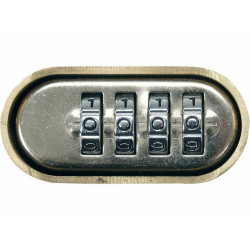 77612 VOREL žalvarinė kombinuotoji pakabinama spyna 50 mm MECHANIZMAS IŠ APLINKOS