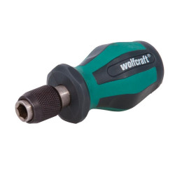 WF1239000 WOLFCRAFT Veržliaraktis su bitų laikikliu / bitų laikiklis trumpesnis 75 mm, DIDELIS, MAGNES