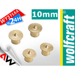 WF2913000 WOLFCRAFT 10 mm apvalus sujungimo kaištis 4 vnt.