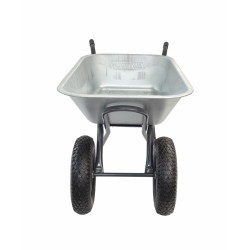 AW00044 AW SODO VEŽIMĖLIS 100 L DVIEJŲ RATŲ CINKUOTAS / SUSTIPRINTAS