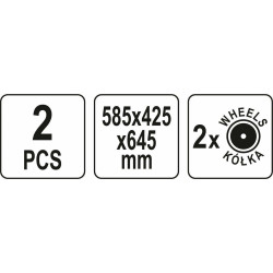 YT-09162 YATO dėžučių rinkinys 2vnt. 42BP45B S1