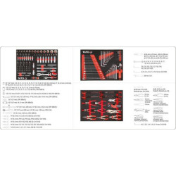 YT-55308 YATO SERVISO SPINTELĖ 7 STALČIAI + 157 ĮRANKIAI