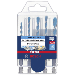 2608900585 BOSCH HEX-9 MULTIKONSTRUKCINIAI VIRTULIAI 5 vnt.  4/5/6/8 mm EXPERT