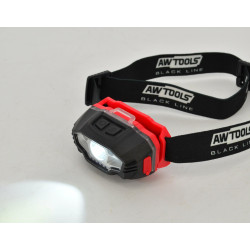 AW17618BL AW VADOVAUJAMA GALVOS ŽIBINTUVĖLIS USB 6 FUNKCIJOS JUODA LINIJA