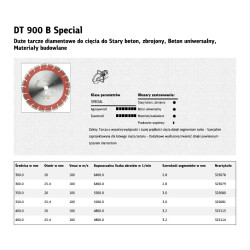 325081 K.DIAM.SEG.disc.350x3.0x25.4mm DT900B