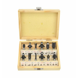 AW40513 "AWTOOLS" MEDŽIO APDIRBIMO FREZOS, 12 ELEKTRINIŲ FREZŲ RINKINYS. 8 mm kotas