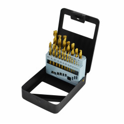 AW42319 AWTOOLS HSS-G TYTAN METALO GRĄŽTAI KOMPONENTAS 19 EL. /1,0-10,0 mm/