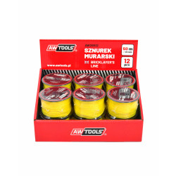 AW26512 AWTOOLS Mūro virvė 50 m / 1,5 mm 12 vnt.
